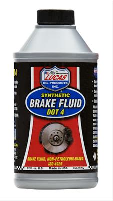 Lucas Oil Products Synthetic Dot-4 Brake Fluid 12. oz Set of 12 - Click Image to Close